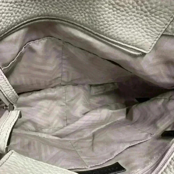 Rebecca Minkoff Gray Pebbled Leather Shoulder Hobo Bag - Picture 12 of 13